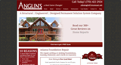 Desktop Screenshot of anglinsfoundationrepairs.com